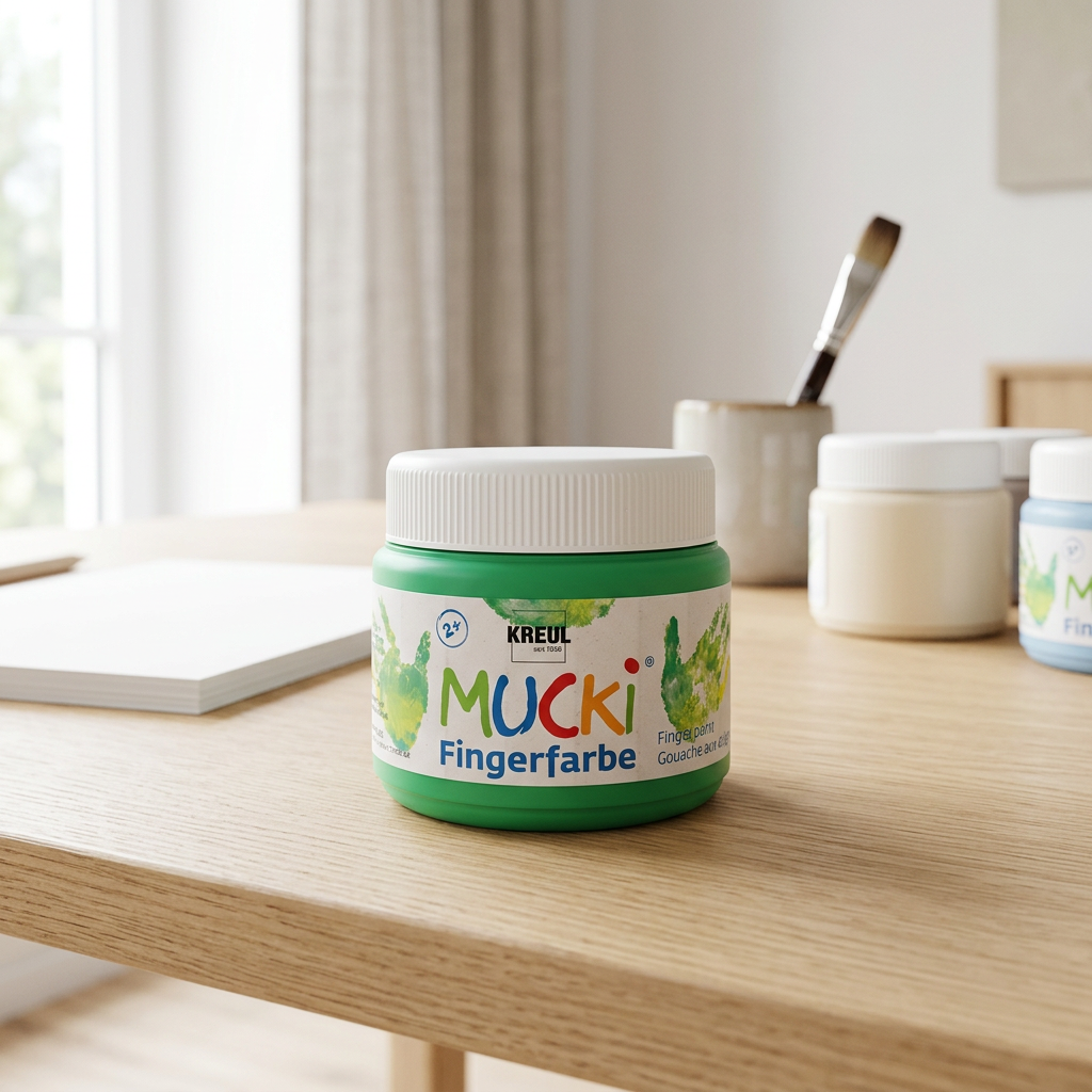 Prstová barva MUCKI 150 ml ZELENÁ