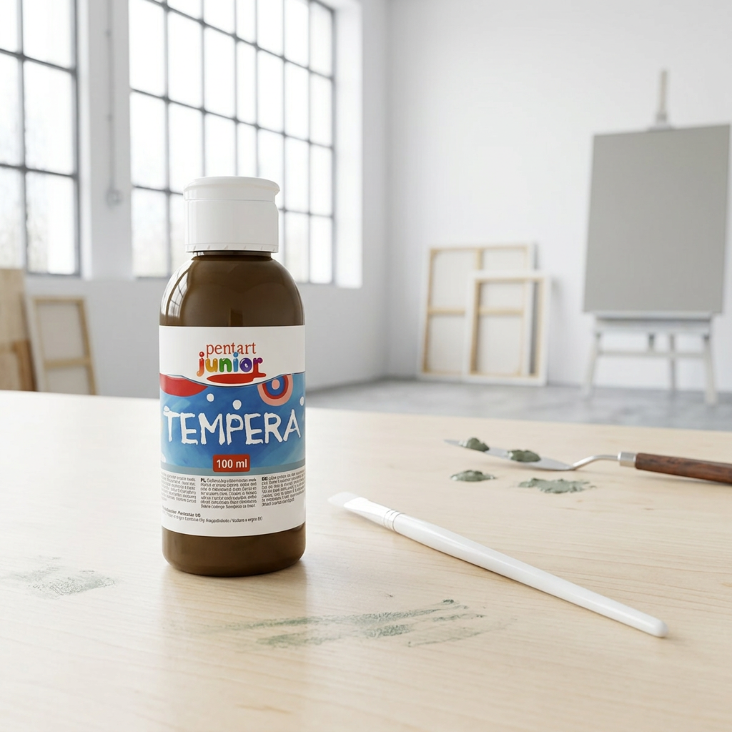 Temperová barva Junior PENTART 100 ml HNĚDÁ