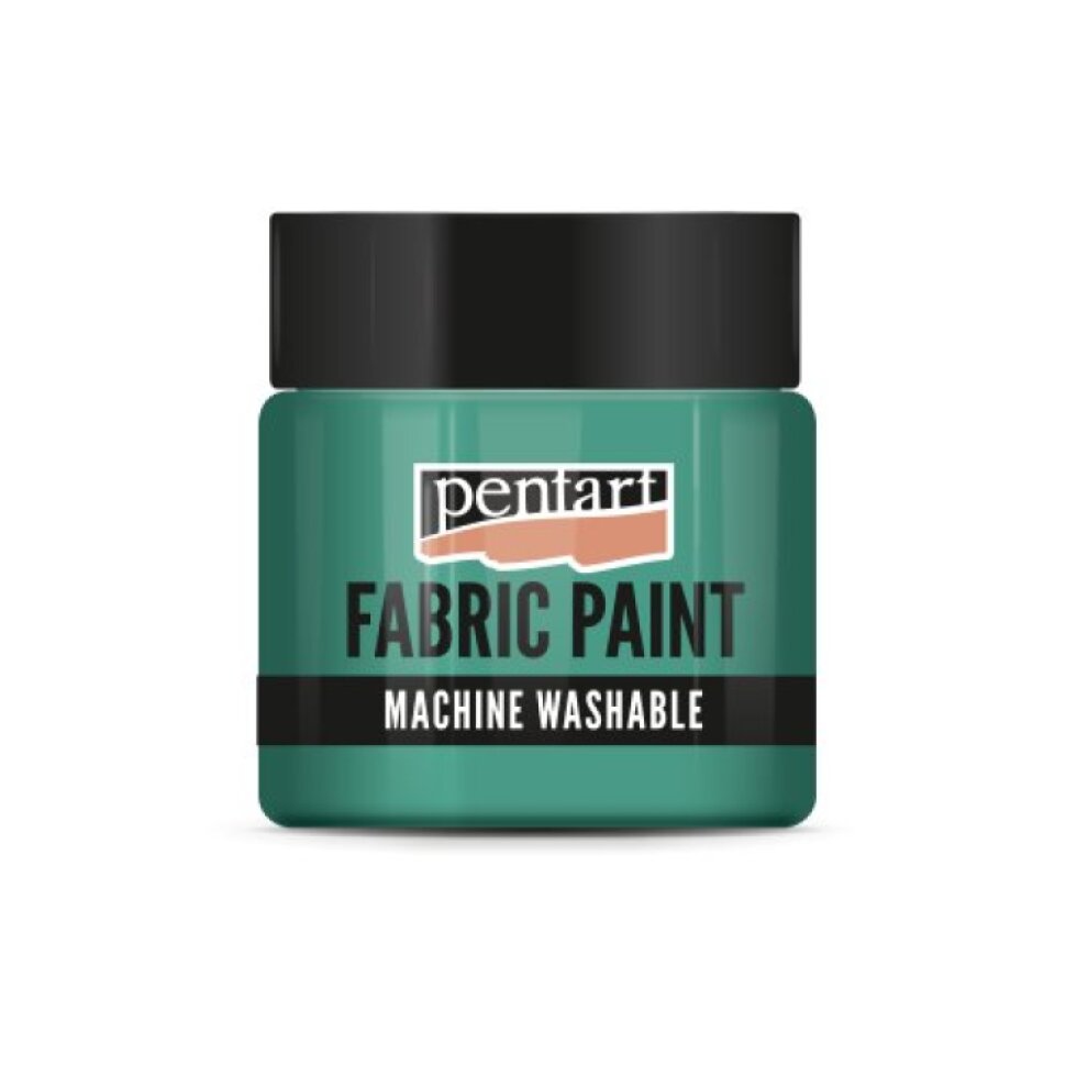 Barva na světlý a tmavý textil PENTART 50 ml TYRKYSOVÁ ZELENÁ