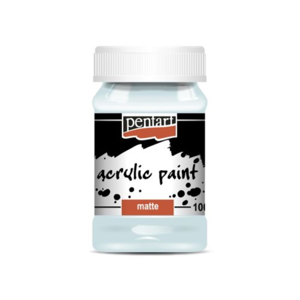 Akrylová barva matná PENTART 100 ml LEDOVÁ MODRÁ