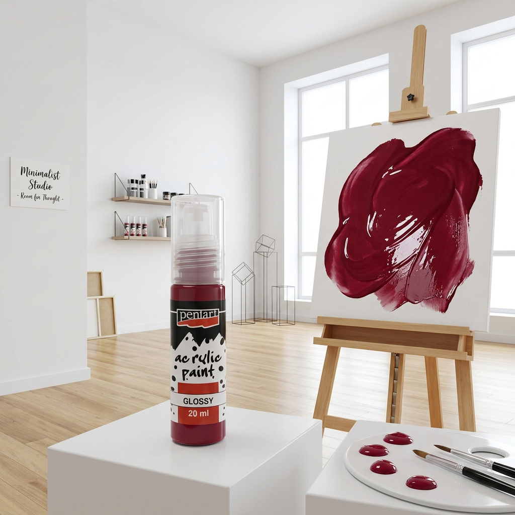 Akrylová barva lesklá PENTART 20 ml ČERVENÉ VÍNO