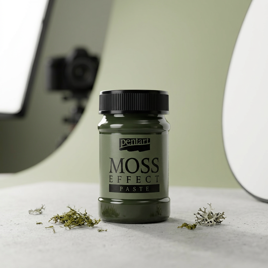 Pasta s mechovým efektem MOSS EFFECT PENTART 100 ml TMAVÁ ZELENÁ