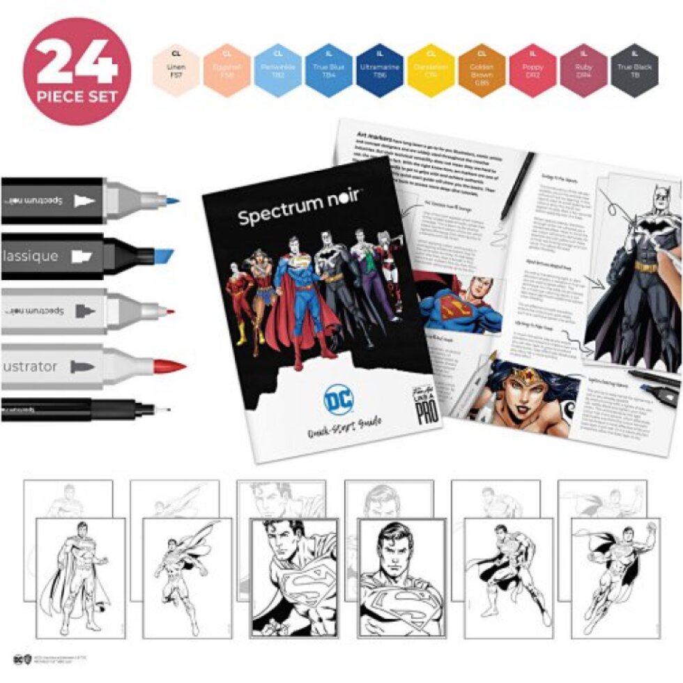 Sada Ilustrace SUPERMAN