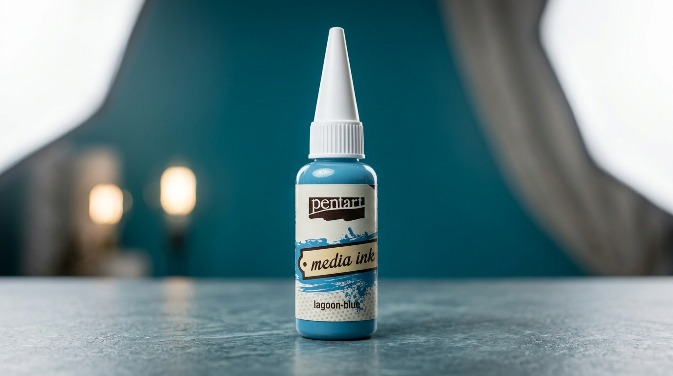 Alkoholový inkoust MEDIA INK PENTART 20 ml MODRÁ LAGUNA