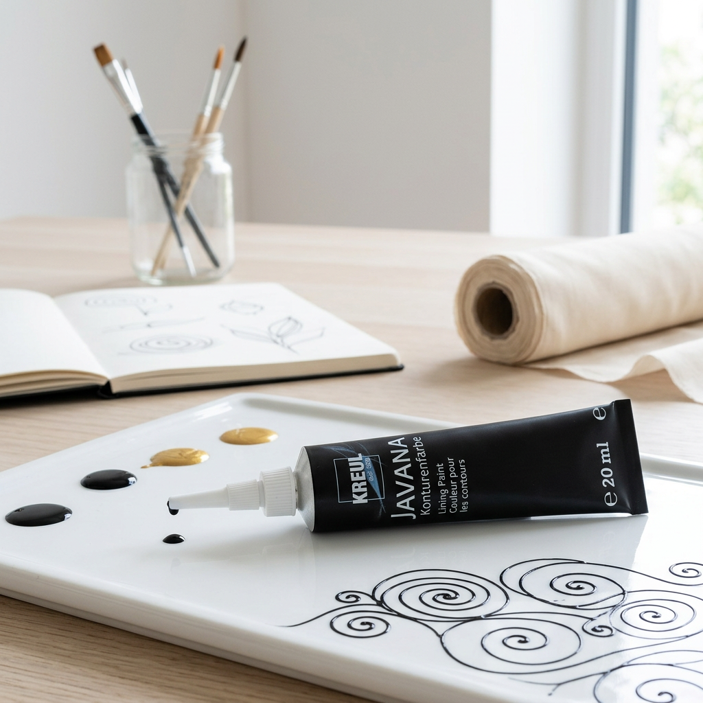 Kontura barevná JAVANA 20 ml černá