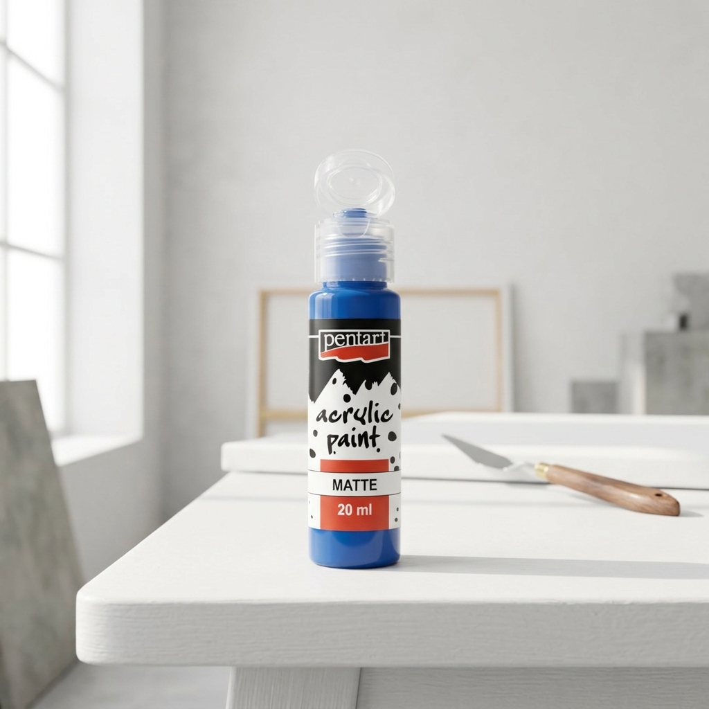 Akrylová barva matná PENTART 20 ml MODRÁ