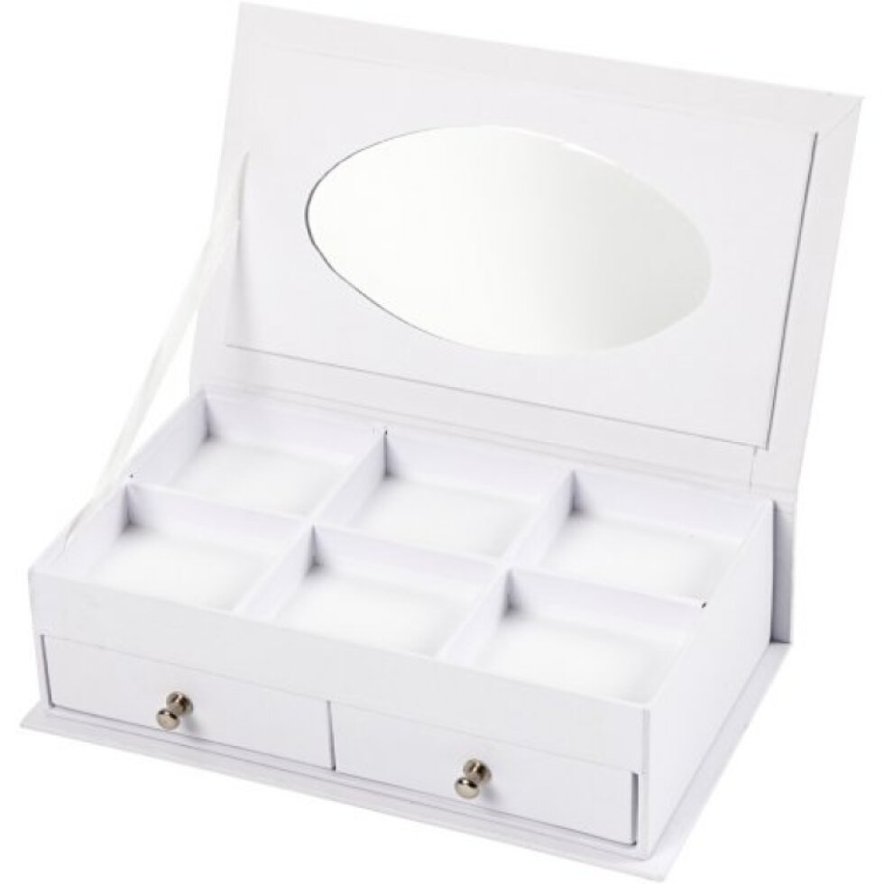 Šperkovnice Mořská víla 5 x 18 x 10,5 cm k domalování