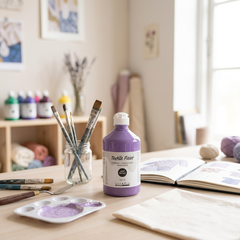 Barva na textil CREATIV 500 ml LEVANDULOVÁ