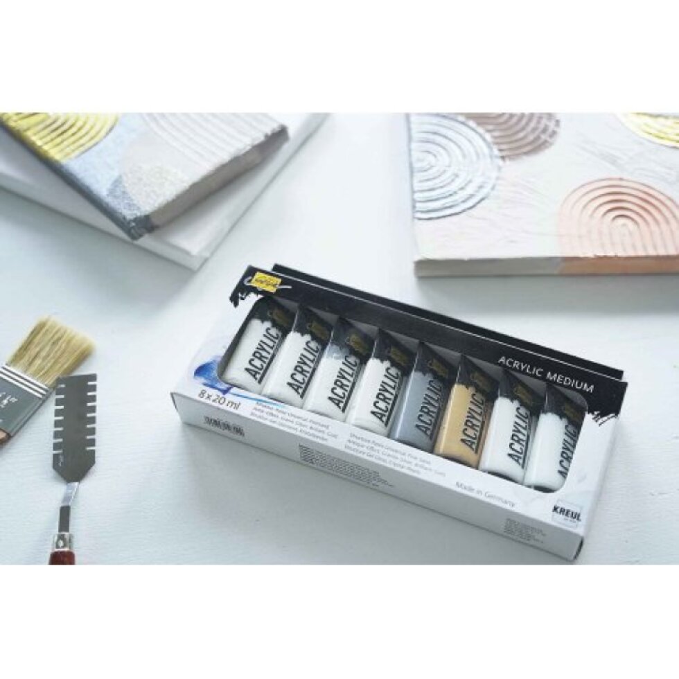 Sada Strukturovací pasta SOLO GOYA 20 ml 8 druhů