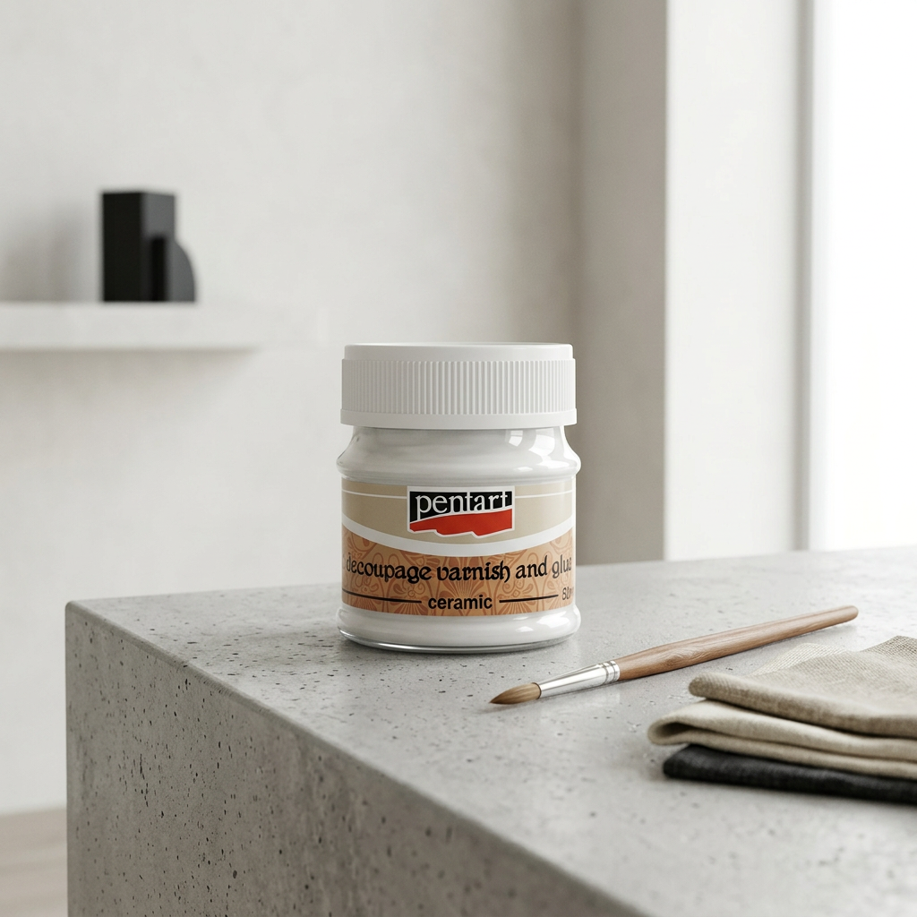 Lepidlo a lak Decoupage na keramiku PENTART 50 ml
