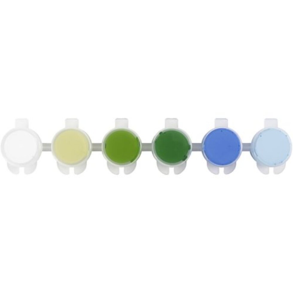 Sada Akrylová barva Plus Color 6x5 ml MODROZELENÉ ODSTÍNY