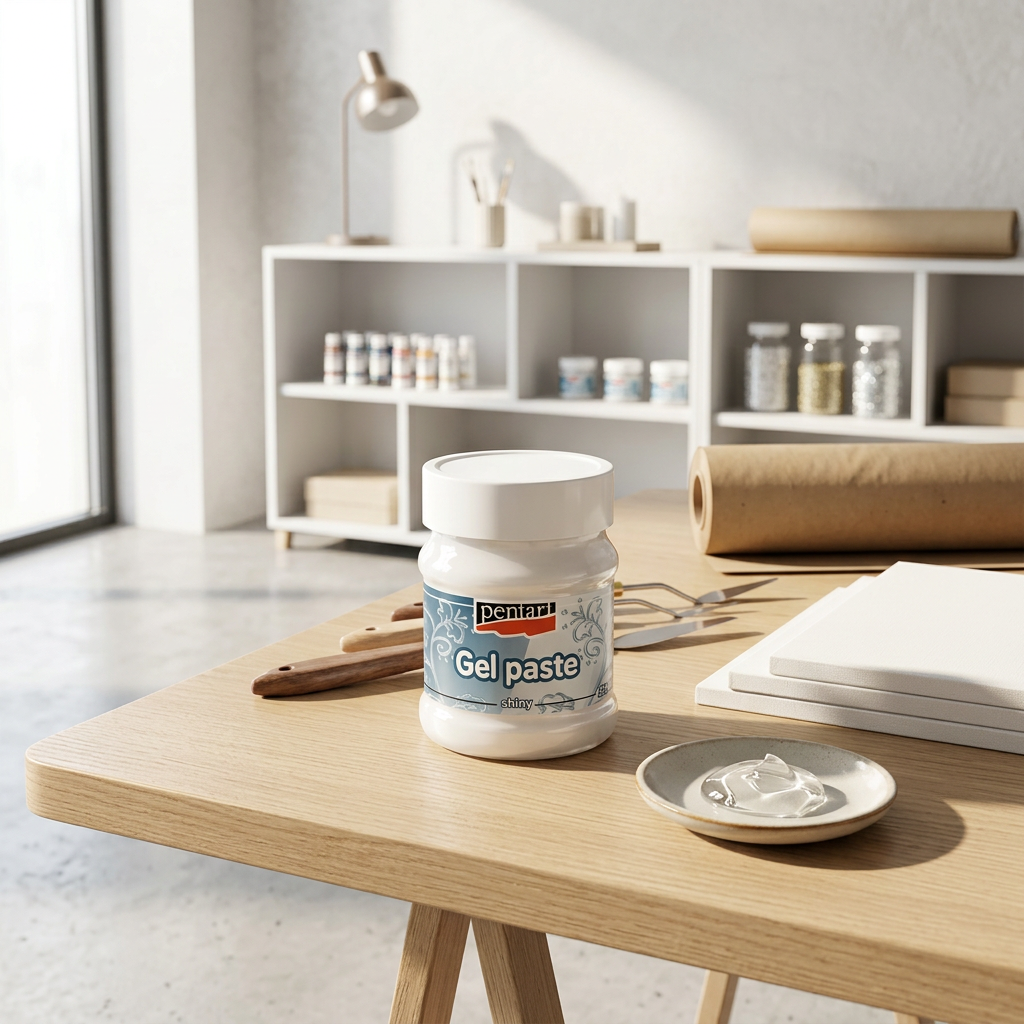 Gelová pasta transparentní PENTART 230 ml LESK
