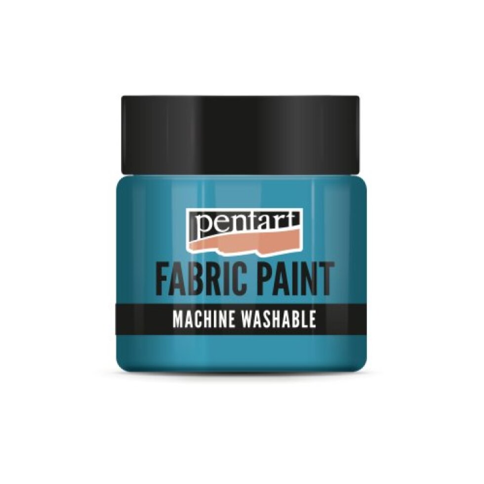 Barva na světlý a tmavý textil PENTART 50 ml TYRKYSOVÁ MODRÁ