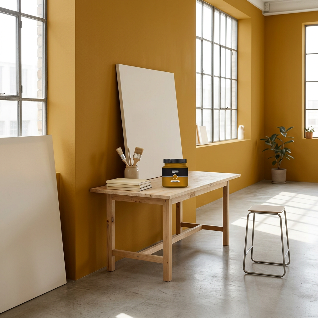 Barva na zeď WALL DECOR 1000 ml OKROVÁ
