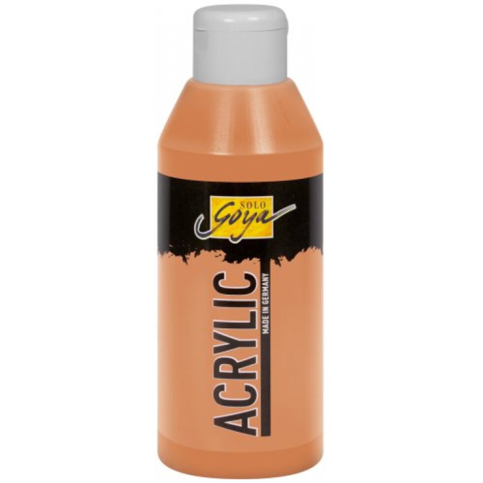Akrylová barva SOLO GOYA 250 ml MĚDĚNÁ