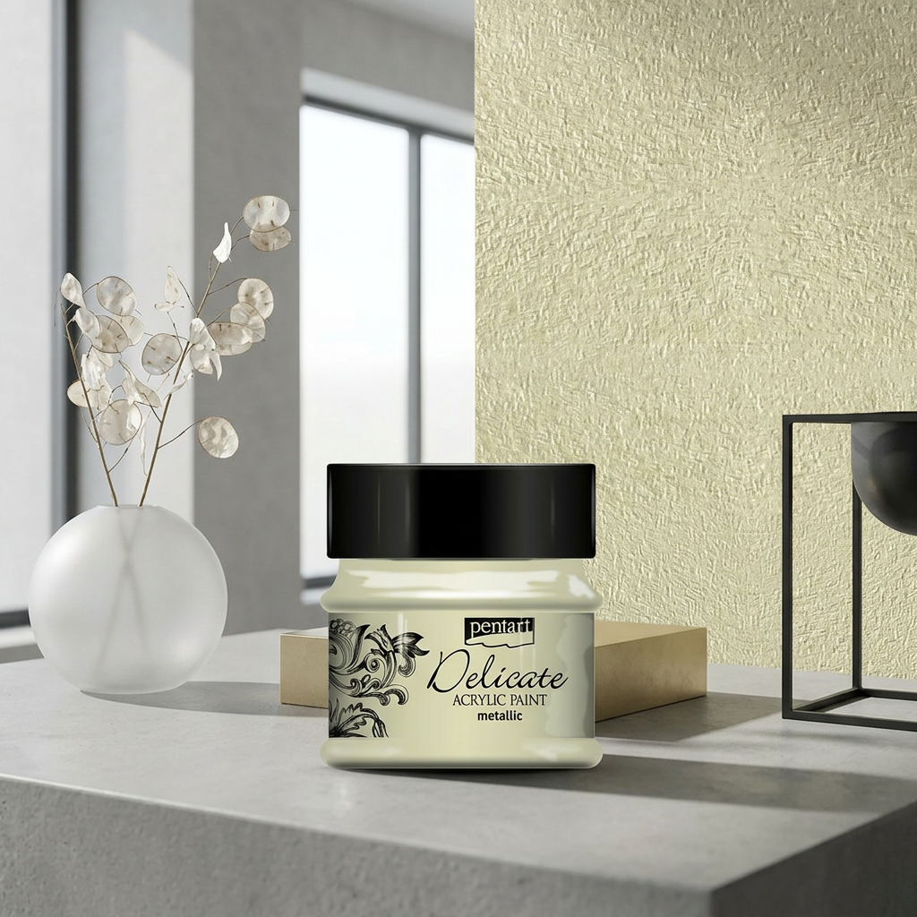Akrylová barva delikátní metalická PENTART 50 ml