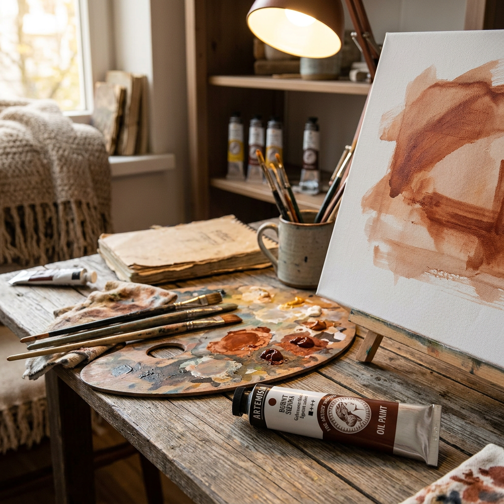 Olejová barva ARTEMISIA 20 ml BURNT SIENNA