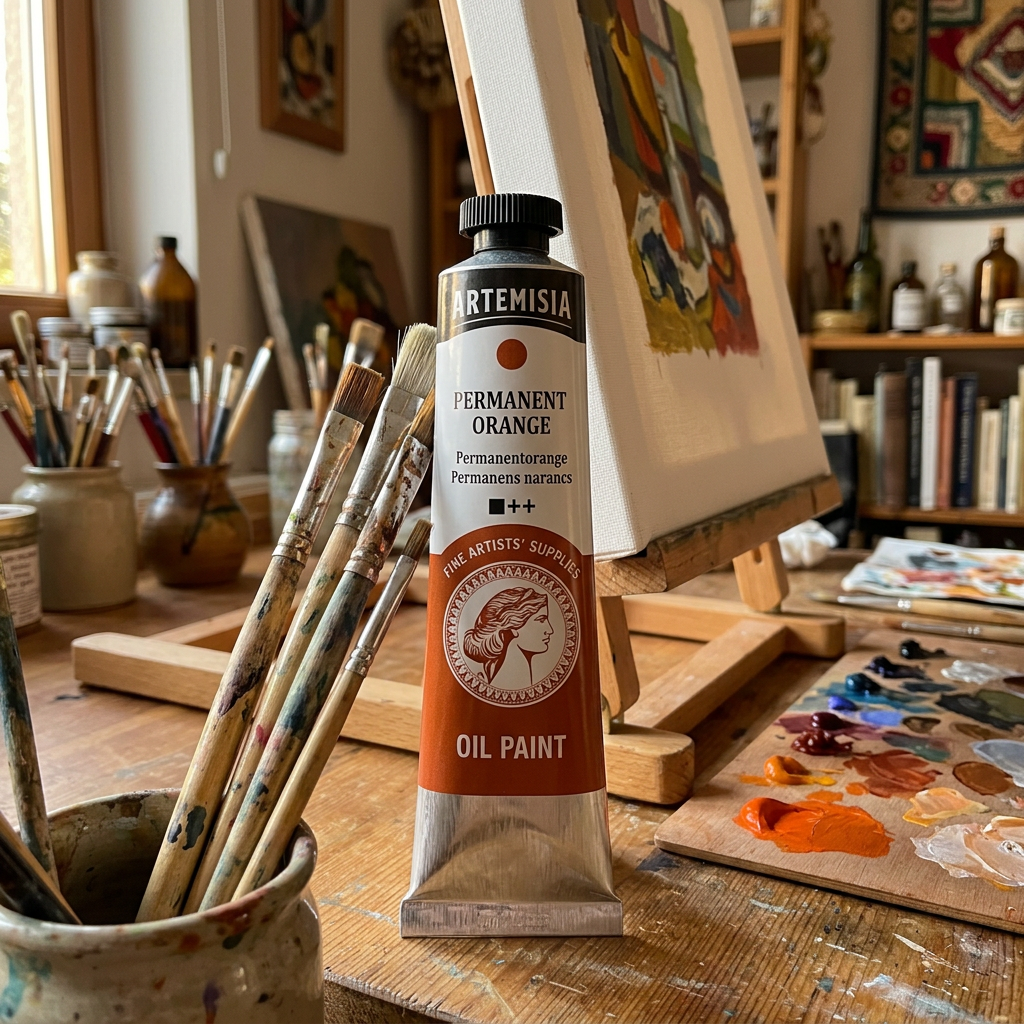 Olejová barva ARTEMISIA 20 ml permanent oranžová