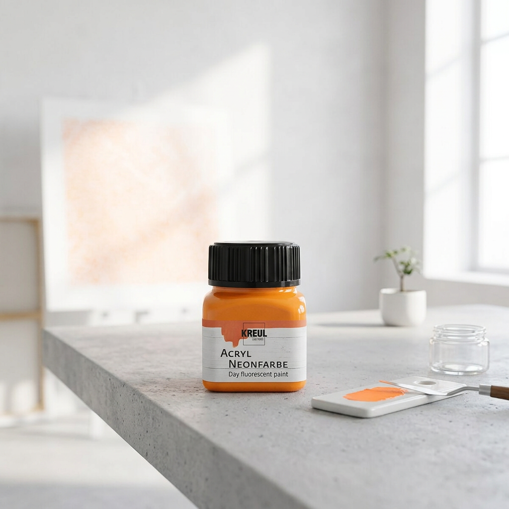 Akrylová barva neonová KREUL 20 ml ORANŽOVÁ