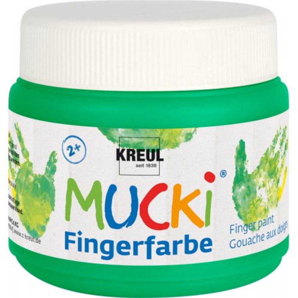 Prstová barva MUCKI 150 ml ZELENÁ
