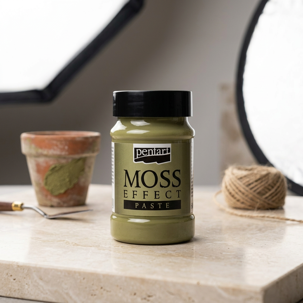 Pasta s mechovým efektem MOSS EFFECT PENTART 100 ml SVĚTLÁ ZELENÁ