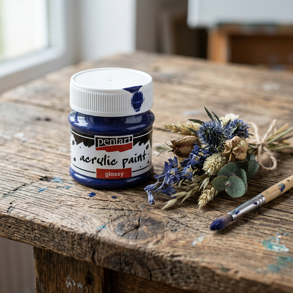 Akrylová barva lesklá PENTART 50 ml INDIGO MODRÁ