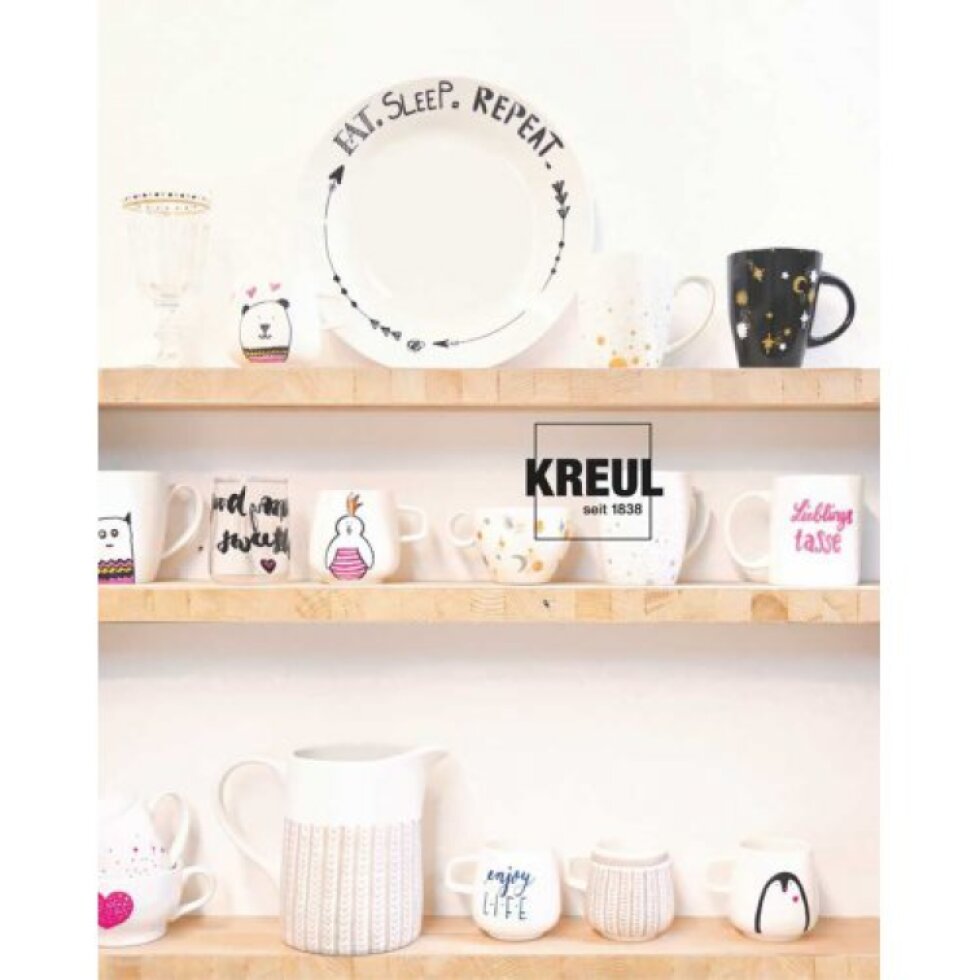 Sada fixů na porcelán a sklo HANDLETTERING 4 ks