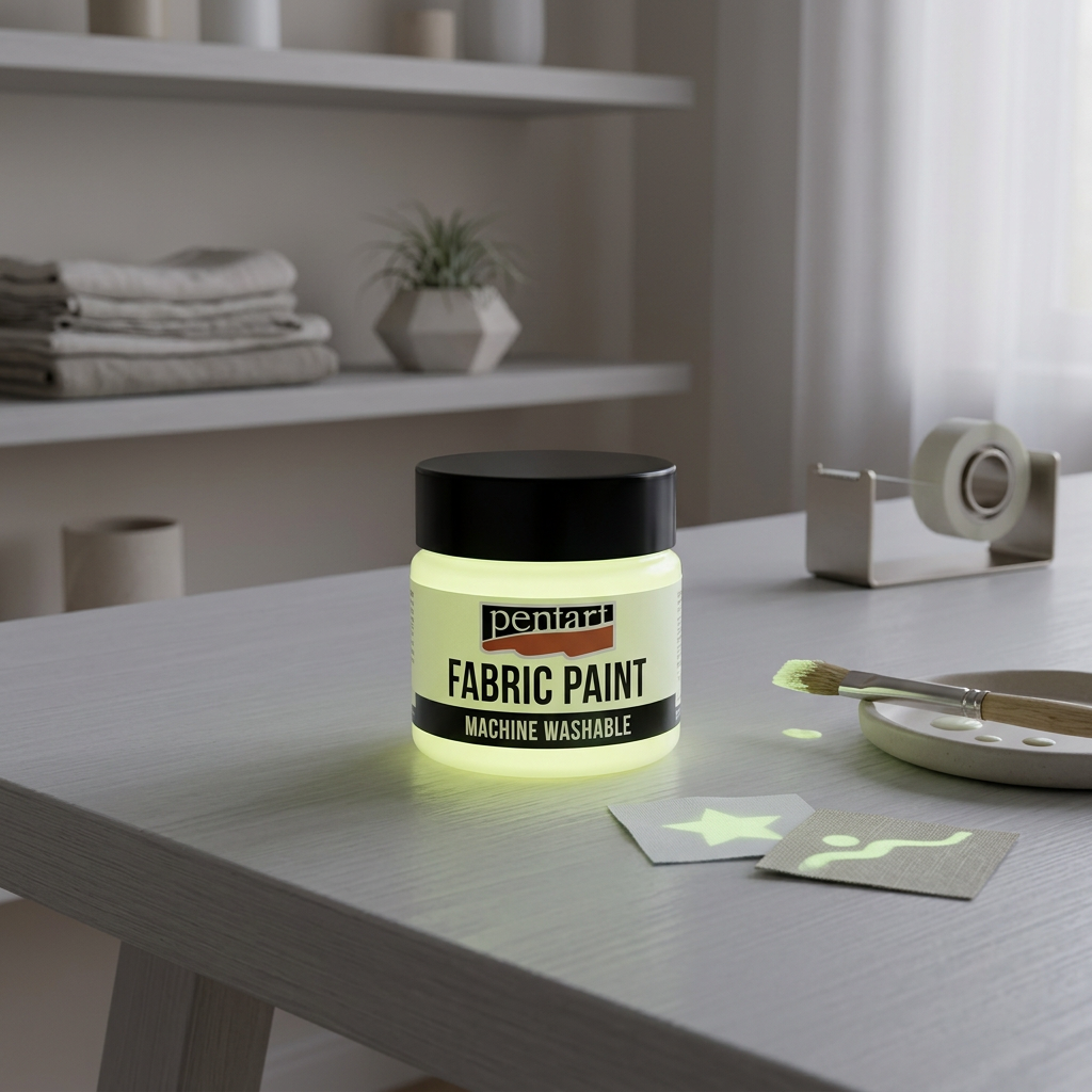 Barva na textil PENTART 30 ml SVÍTÍCÍ VE TMĚ