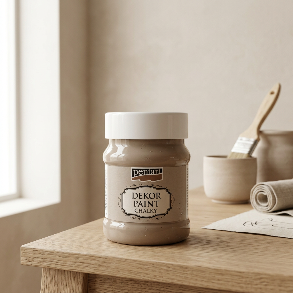 Křídová a dekorační barva PENTART 230 ml PÍSKOVÁ