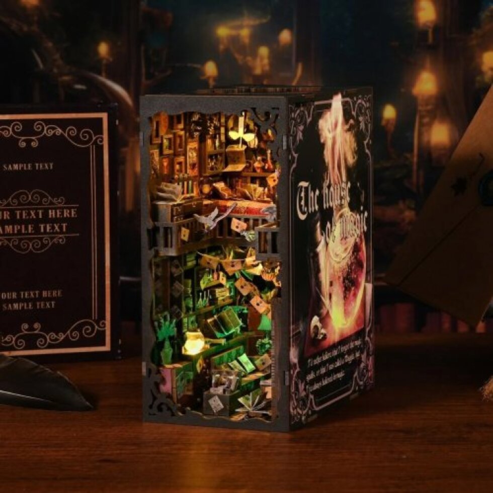 Book Nook sada - Dům magie