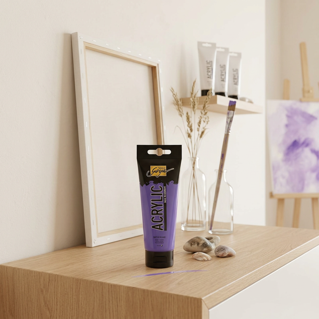 Akrylová barva SOLO GOYA 100 ml FIALOVÁ