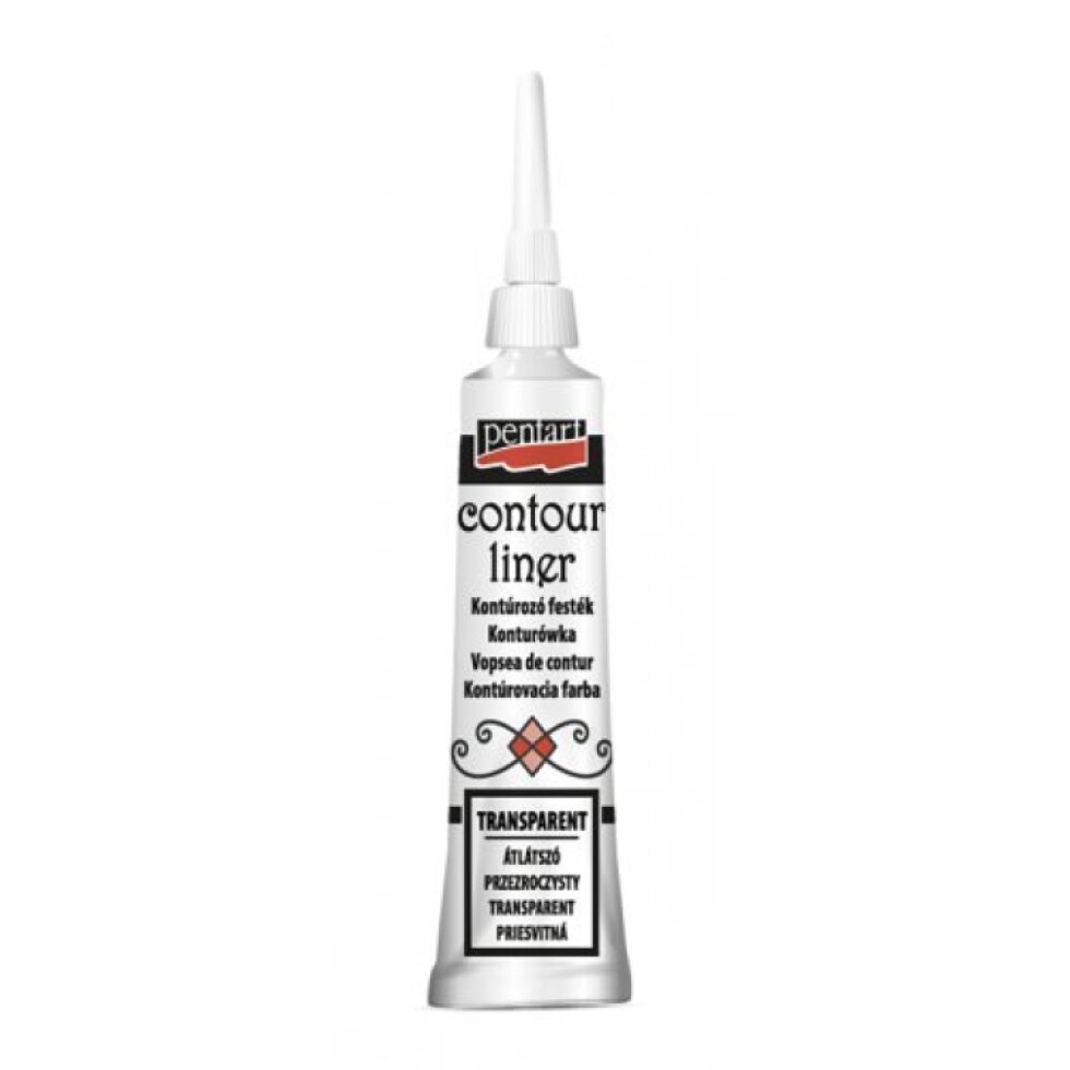 Konturovací liner univerzální PENTART 20 ml TRANSPARENTNÍ