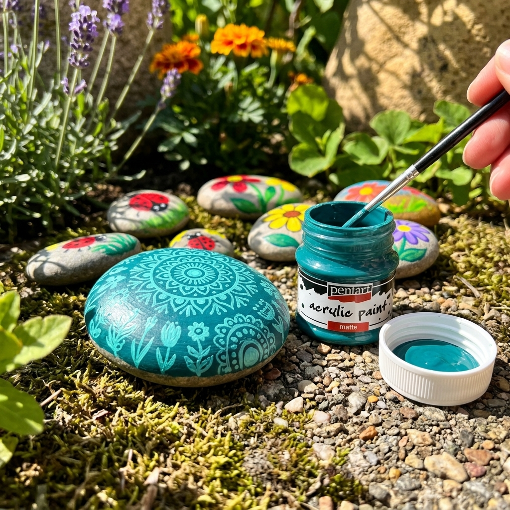 Akrylová barva matná PENTART 50 ml TYRKYSOVÁ MODRÁ