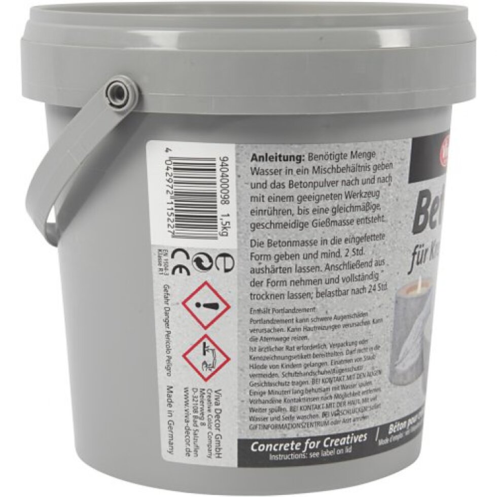 Kreativní beton na modelování 1,5 kg