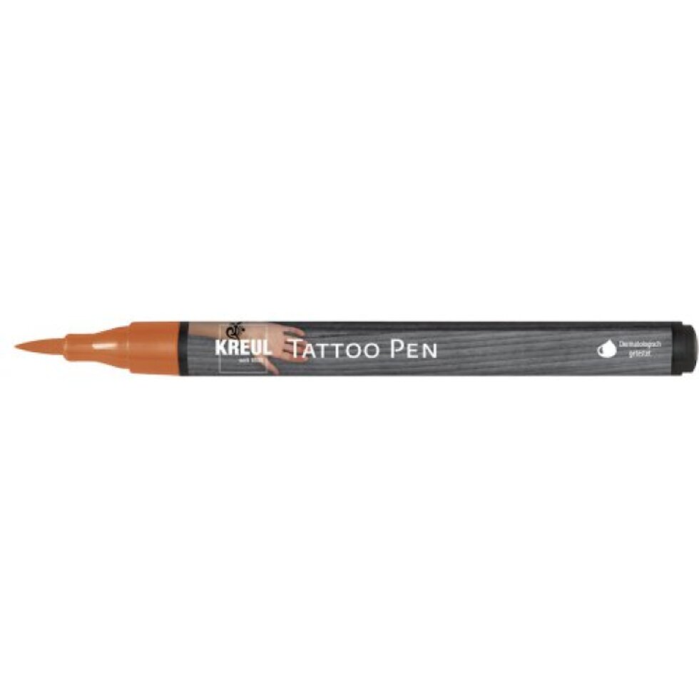 Tetovací fix KREUL Tattoo Pen HENNA (HNĚDÝ)