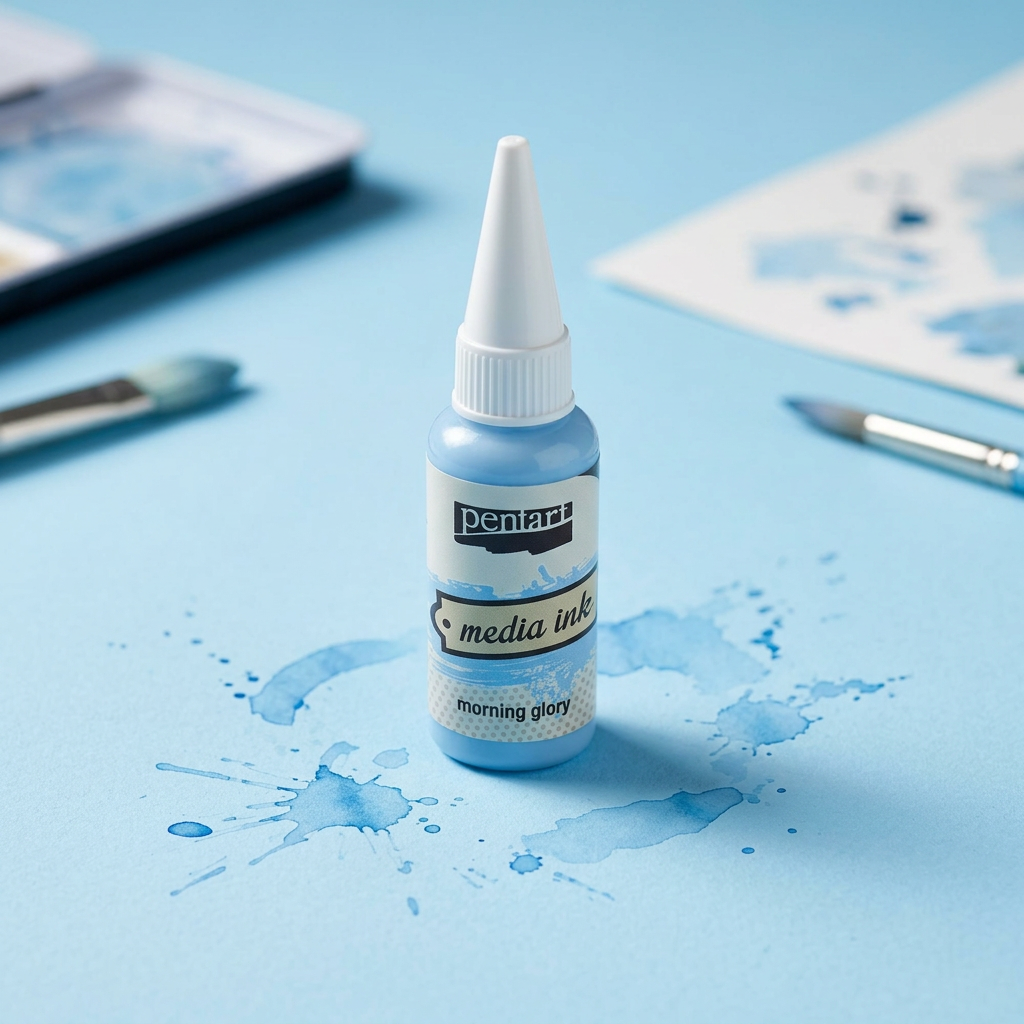 Alkoholový inkoust MEDIA INK PENTART 20 ml RANNÍ MODRÁ