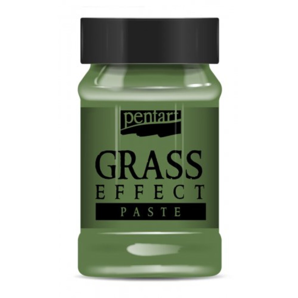 Pasta s travičkovým efektem GRASS EFFECT PENTART 100 ml TRÁVOVÁ ZELENÁ