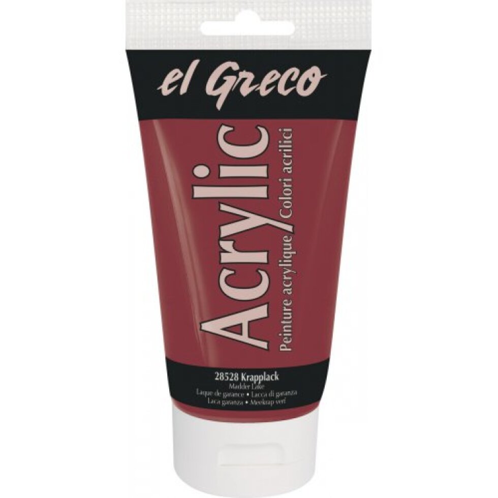Akrylová barva EL GRECO 150 ml MADDER LAKE