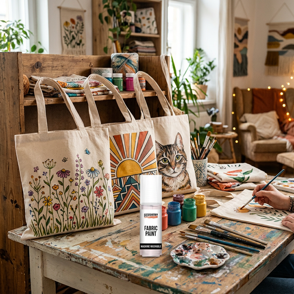 Barva na světlý a tmavý textil PENTART 20 ml PERLEŤOVÁ BÍLÁ