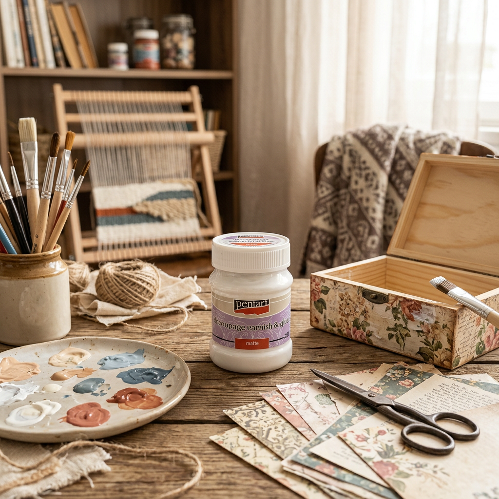 Lepidlový lak na decoupage matný PENTART 230 ml