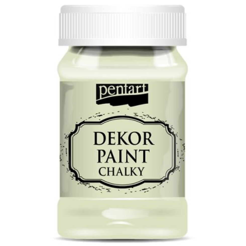 Křídová a dekorační barva PENTART 100 ml LIŠEJNÍK ZELENÁ