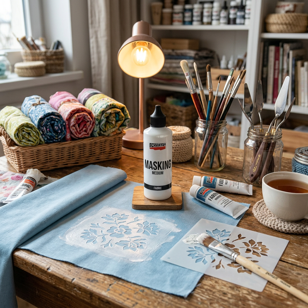 Maskovací médium na textil PENTART 80 ml