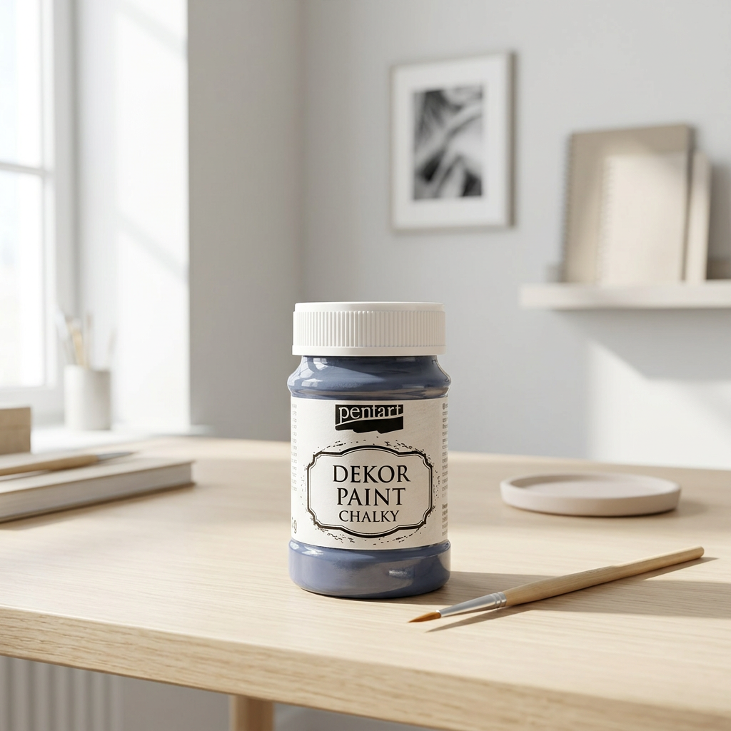 Křídová a dekorační barva PENTART 100 ml INDIGO MODRÁ