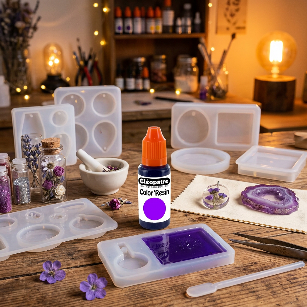 Barevná pryskyřice PURPUROVÁ - transp. barvivo pro pryskyřice 15 ml