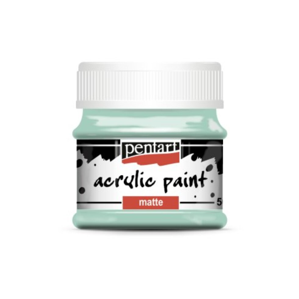 Akrylová barva matná PENTART 50 ml MENTOLOVÁ
