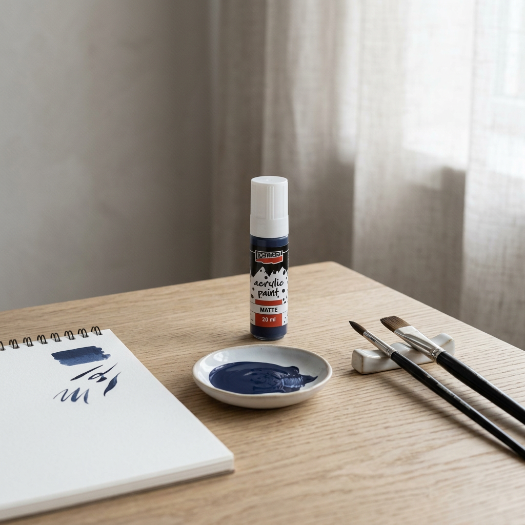 Akrylová barva matná PENTART 20 ml INDIGO MODRÁ