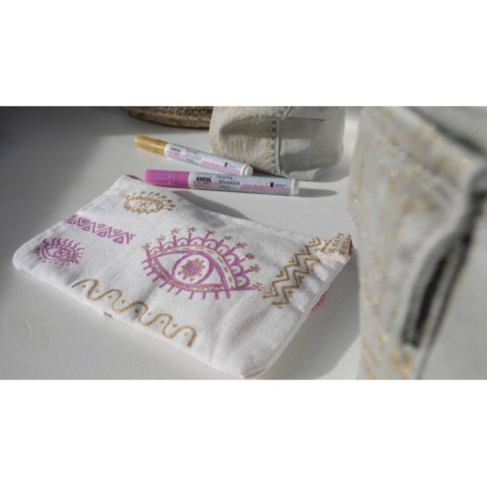Sada Fix na textil JAVANA KREUL GLITTER medium 5 ks