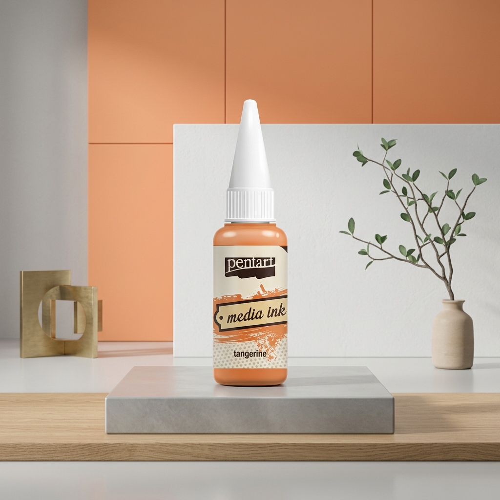 Alkoholový inkoust MEDIA INK PENTART 20 ml MANDARINKA