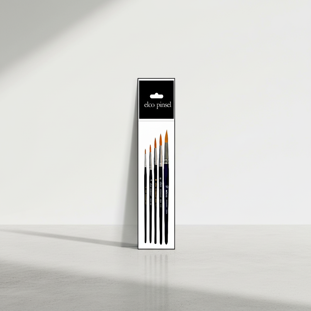 Sada štětců ELCO PINSEL kulatý vlas zlatý 2+4+6+8+10