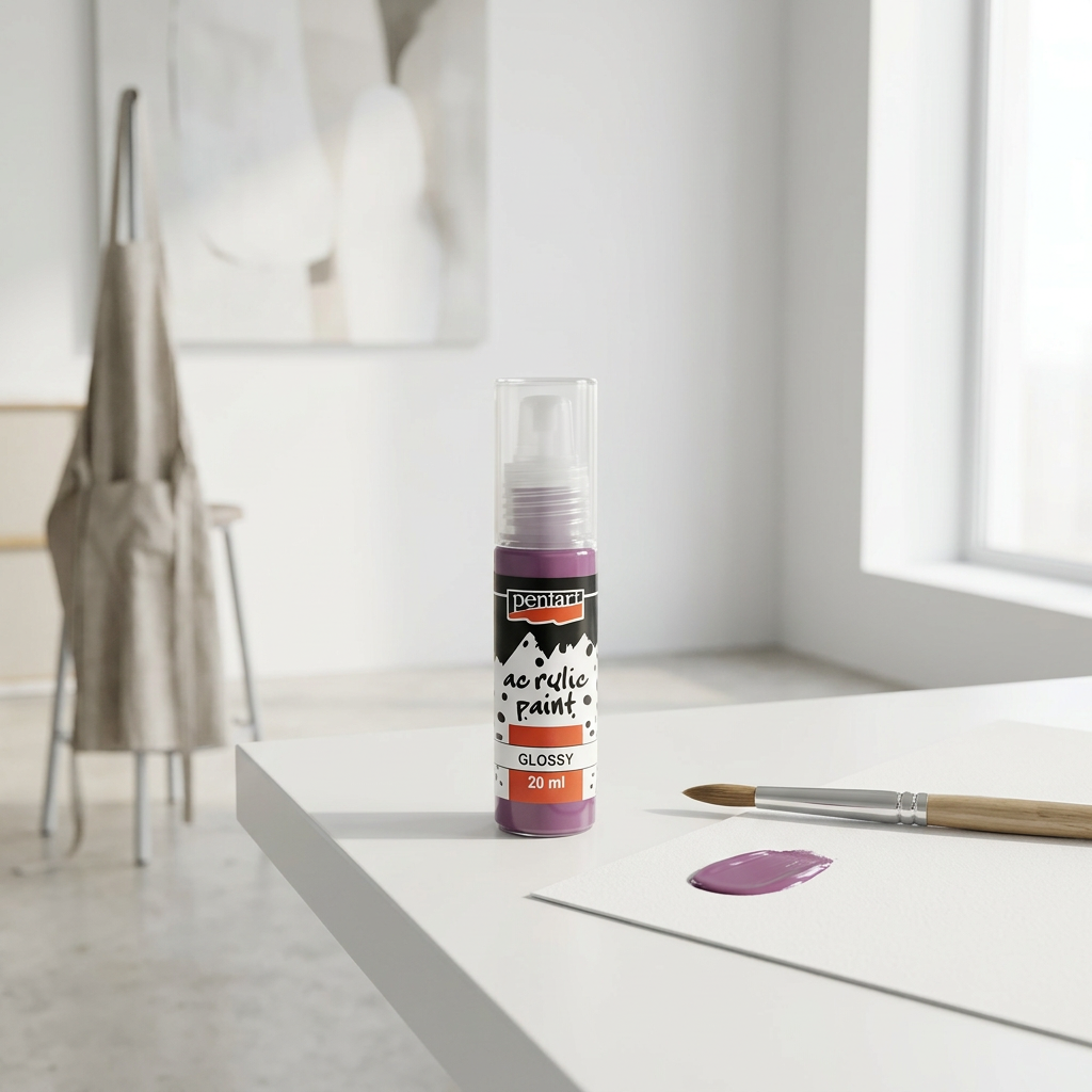 Akrylová barva lesklá PENTART 20 ml PURPUROVÁ